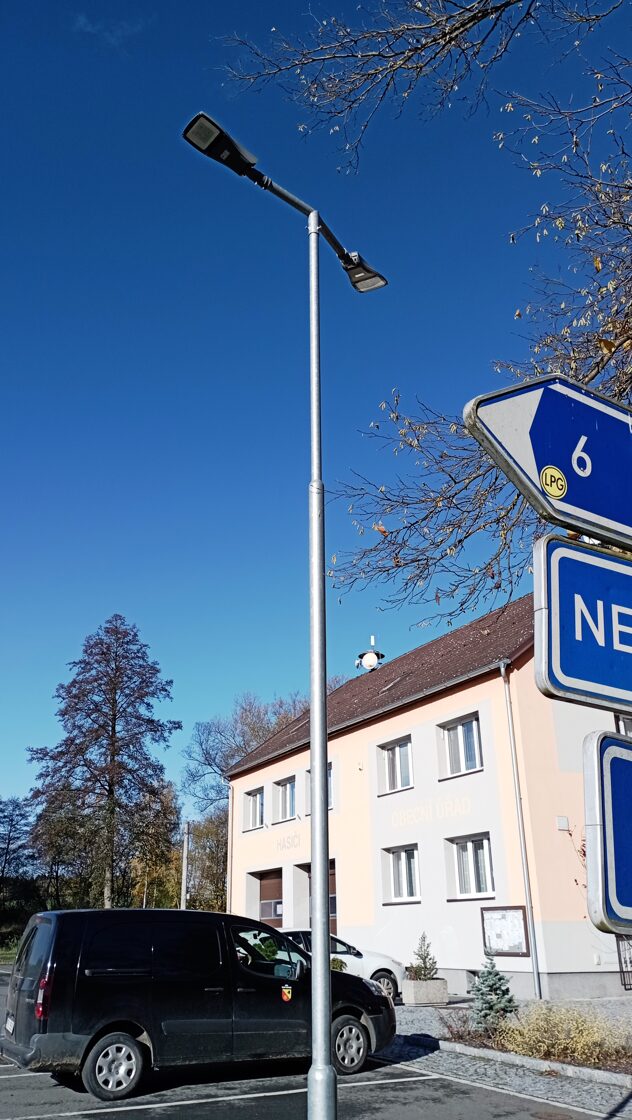 Moderní LED veřejné osvětlení v obci Mladý Smolivec